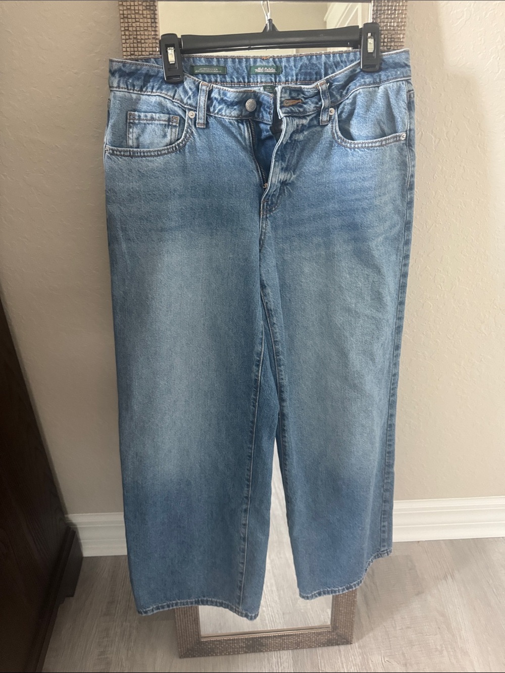 wild fable High-Rise Wide-Leg Jeans - Light Blue Wash